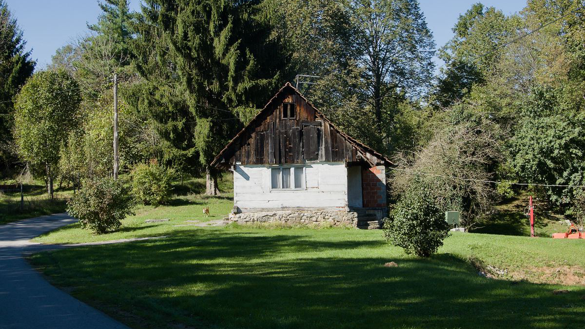 Traditional house at Gerovo Tounjsko